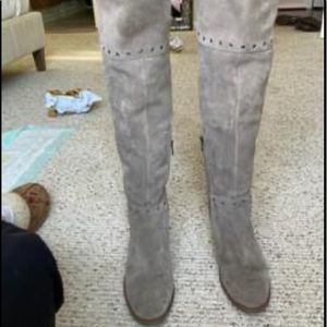 EUC Vince Camuto Above The Knee Boots, Faux Suede, sz 8.5